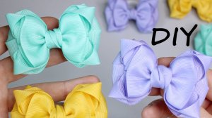 Банты сделанные простым способом мастер-класс для начинающих