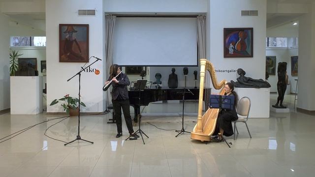 C. Franck-E. Magalif Prelúde, Fugue et Variation world premiere for flute and harp смотреть онлайн