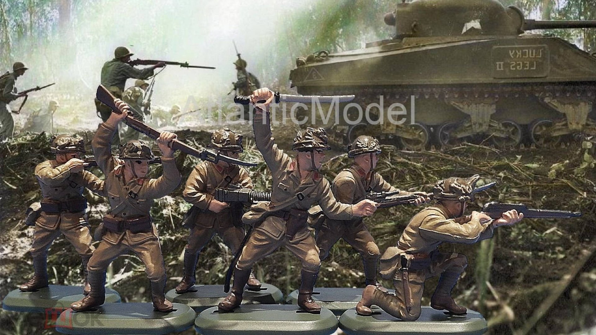 солдатики Britains Японские солдаты 6 фигур 6 поз смотреть онлайн