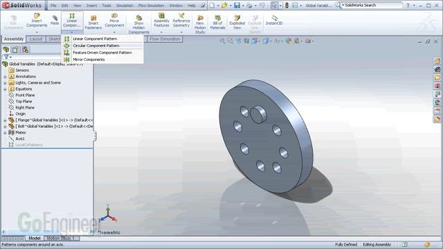 SOLIDWORKS - Assembly Equations смотреть онлайн
