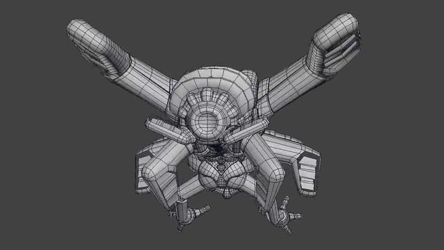 Mech 1: 17 Retopology Turntable смотреть онлайн