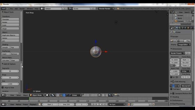 Temporary Panel - Add UV Sphere смотреть онлайн