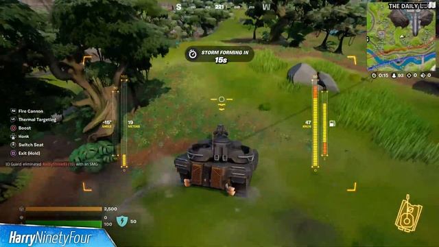Damage a Tank to Collect Armor Samples Location - Fortnite смотреть онлайн
