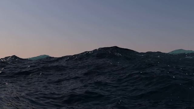 Ocean Renderman test Blender смотреть онлайн