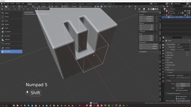Easy Guide to HardOPS and Boxcutter for Beginners - Part 1 - Blender Tutorial смотреть онлайн