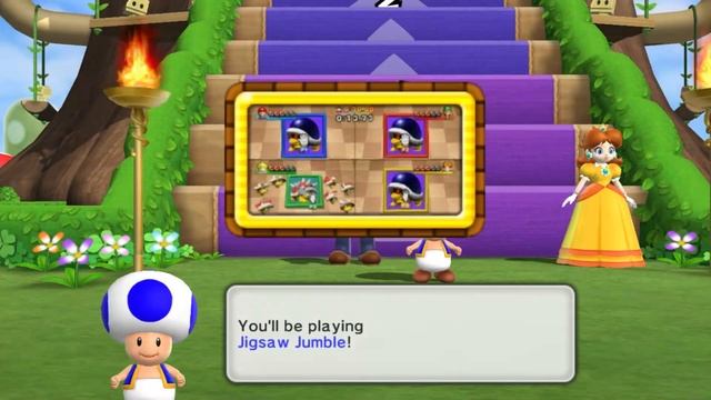 Mario Party 9 Mini Games - Polar Extreme - Mario vs Luigi vs Peach vs Daisy (Step It Up) смотреть онлайн