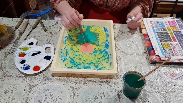 Республика Татарстан. город Казань. РК Туган авылым. Авторская работа ЭБРУ. Мастер Ксения. смотреть онлайн