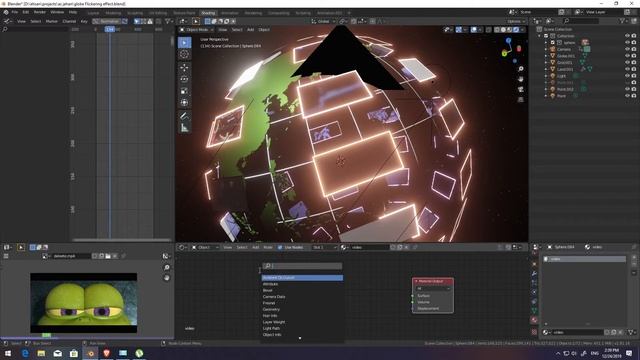 add video on plane blender 2.81 смотреть онлайн