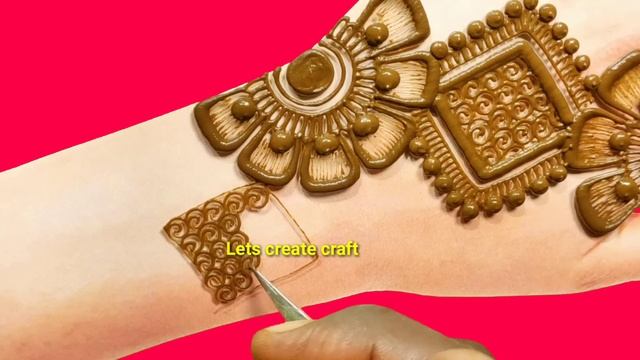 back hand flower bridal shaded easy Arabic Henna mehndi design||latest easy simple mehndi for hands смотреть онлайн