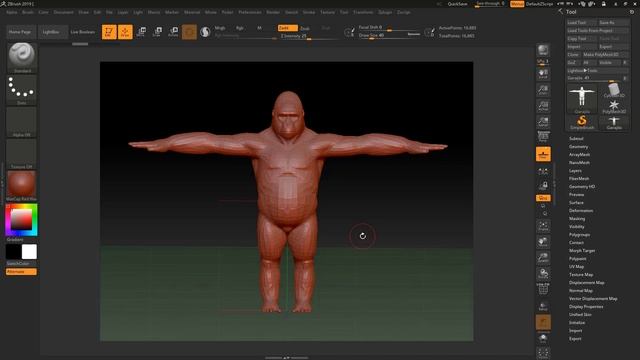 ZBrush 2019 orbit and rotation By Asish Roy смотреть онлайн