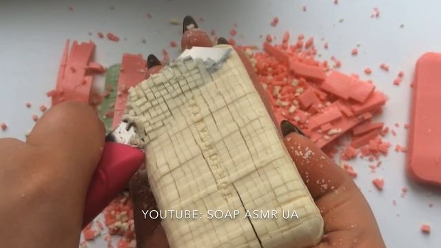 Хрустящие кубики, cutting dry cubes, резка сухого мыла АСМР | ASMR 6 PART cutting dry soap carving смотреть онлайн