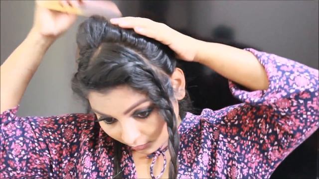 Nayanthara inspired Hairstyle Tutorial Part 2 | Nayanthara 2018 Vikatan Awards saree look смотреть онлайн