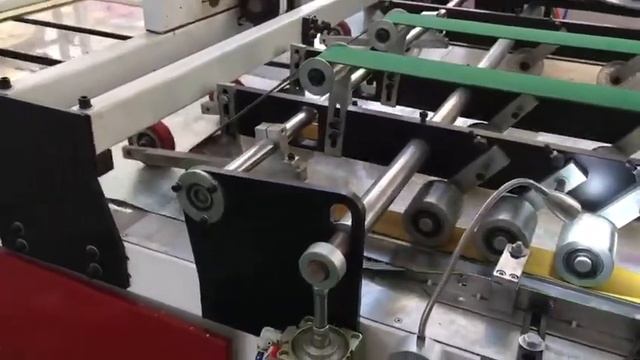 Auto woven bag cutting and sewing machine смотреть онлайн