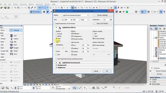 Photo rendering in Archicad смотреть онлайн