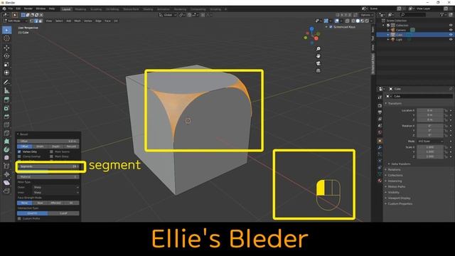 Bevel (blender 3D tutorial) смотреть онлайн