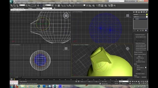 Learn 3Ds Max: Compound objects | Conform & Connect | دروس تعليمية ثري دي ماكس смотреть онлайн