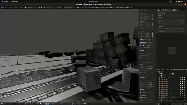Blender running on an R710 Dell server. смотреть онлайн