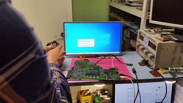 Матплата Asus X550CL заказ 18942- контрольный запуск. смотреть онлайн