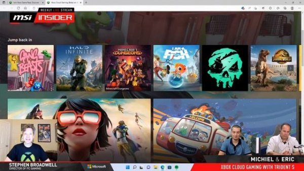 Xbox Cloud Gaming with Trident S