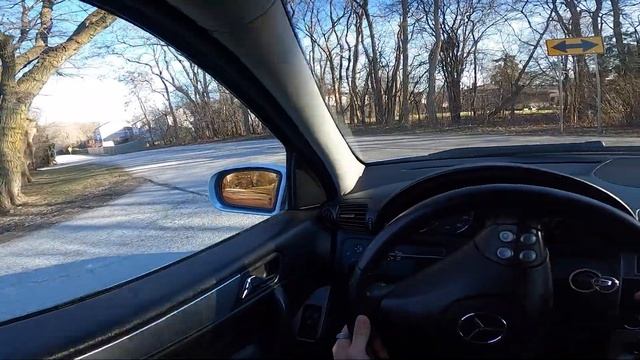 Driving the 2005 Mercedes-Benz C230 Kompressor W203 | POV TEST DRIVE смотреть онлайн