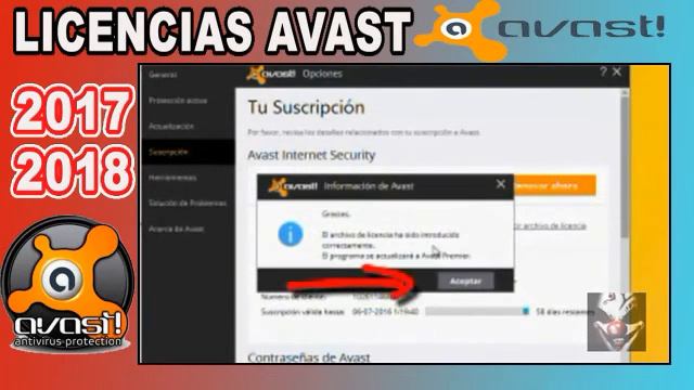 DESCARGA LICENCIAS AVAST HASTA EL 2017 Y 2018 смотреть онлайн