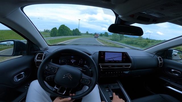 Citroen C5 Aircross 2024 POV Test Drive 4K (1.2 PureTech 136 HP, E-DCS6, 48V Mild Hybrid)