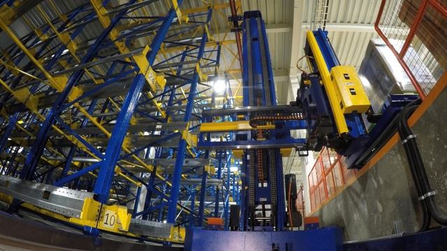 AS/RS (Automated storage and retrieval system) for smart warehouse 4.0 смотреть онлайн