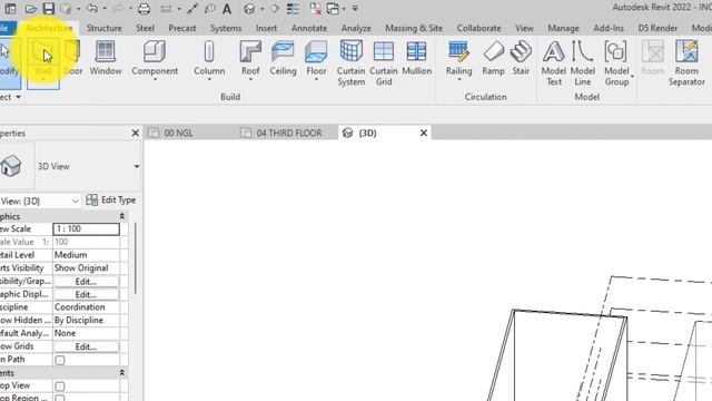 INCLINED CURTAIN WALLS IN REVIT - 3 ways you do this easily (5 mins each) смотреть онлайн