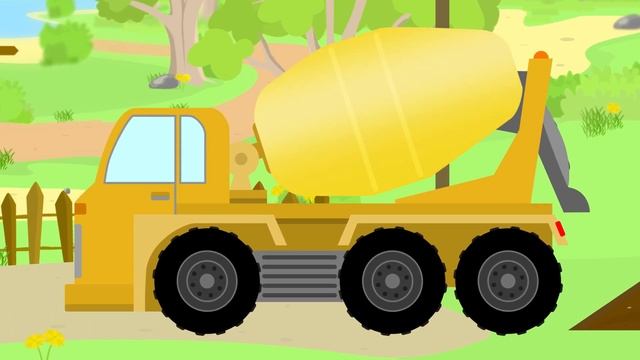 Мультик про котёнка и строительные машинки.Обучающий мультик для малышей. Развивающий про машинки смотреть онлайн