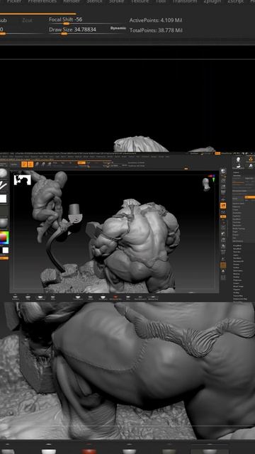 zbrush model sculpt #zbrush 0 27 смотреть онлайн