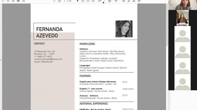 Road to the US - Zoom Meeting with Fernanda Azevedo смотреть онлайн