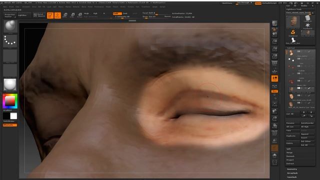 ZBrush Expression reprojection Part 1 смотреть онлайн