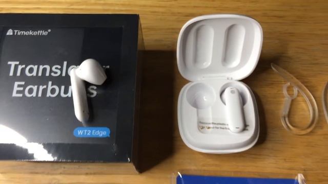 TimeKettle WT2 Edge Translation Earbuds Offline Edition With Fish Card Review 12-5-21