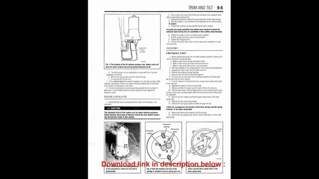 Force Outboard 85 hp 85hp 3 cylinder 2 stroke 1984 1991 Service Manual смотреть онлайн