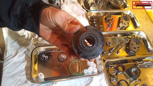 Magasnyomású szivattyú felújítása és működése. BOSCH CP1 típusú. Tömítés csere. Oktató videó. смотреть онлайн