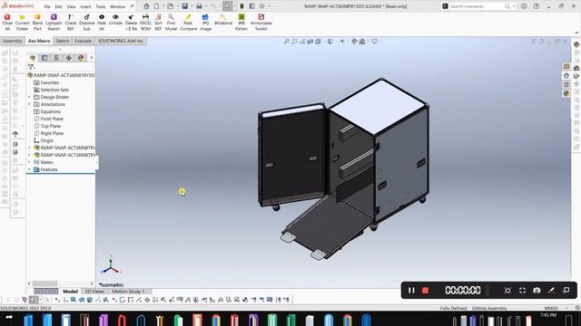 Solidworks Macro Demo to extract parts and save as individual assembly смотреть онлайн
