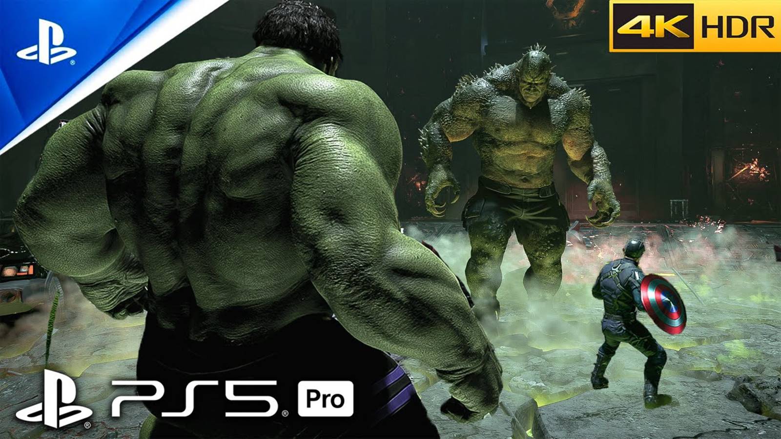 (PS5 PRO) Marvel's Avengers - Игровой процесс БИТВЫ МСТИТЕЛЕЙ С БОССОМ ABOMINATION смотреть онлайн