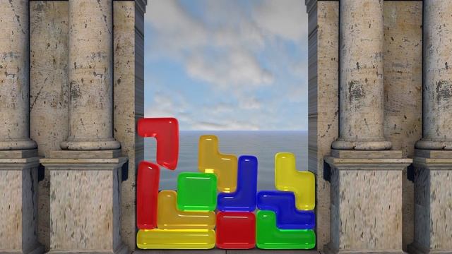 SOFTBODY TETRIS With GLASS V2😊Ocean Edition