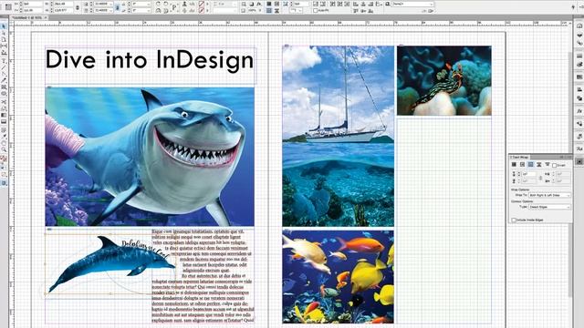 InDesign Text Wrap смотреть онлайн