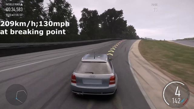 Forza 8 hot lap: Audi RS4 Avant '01 смотреть онлайн
