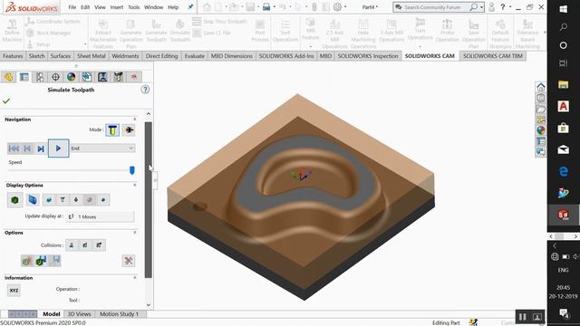 Solidworks Cam 2020 Tutorials | CNC Programming in Solidworks Cam Complete Tutorial from Start смотреть онлайн