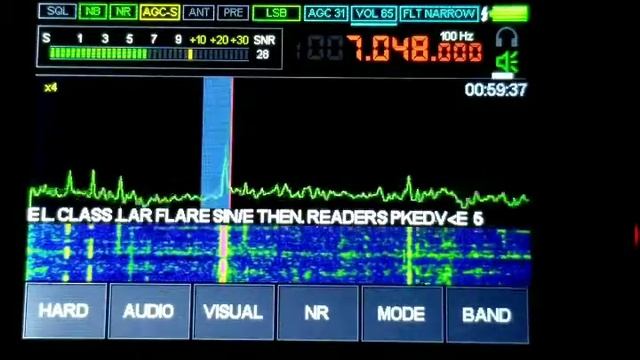 W1AW GEOMAG FORECAST ON MALACHITE DSP SDR RECEIVER 7-12-2021 смотреть онлайн