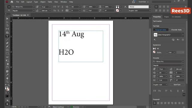 How to create Superscript and Subscript in InDesign | Rees3D.com смотреть онлайн