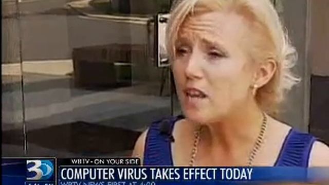 Computer Virus: DNS Changer Interview with WBTV 7/09/2012 смотреть онлайн