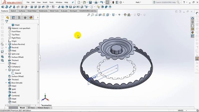 FOOD COVER BASKET ( SolidWorks Model ) смотреть онлайн