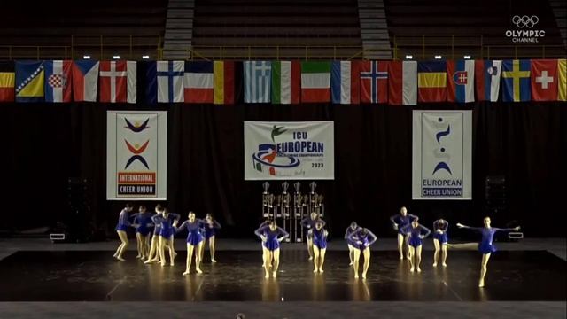 SENIOR TEAM CHEER JAZZ ITALY. ICU EUROPEAN CHEERLEADING CHAMPIONSHIPS 2023. смотреть онлайн