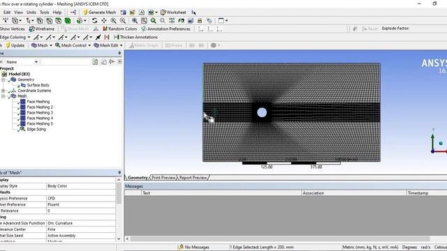Flow over a rotating cylinder | ANSYS FLUENT смотреть онлайн