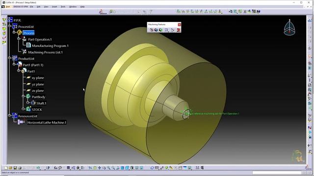 TUTORIAL #22 CATIA V5 - Lathe Machine CAM l Bahasa Indonesia смотреть онлайн