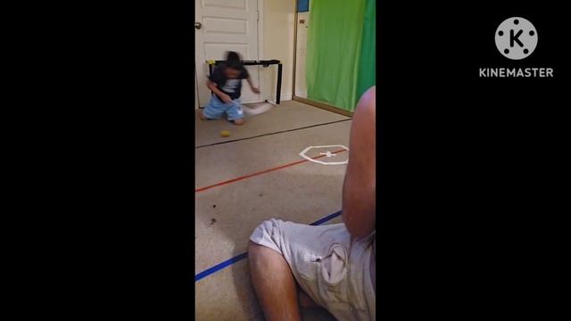 Sports Adventures With Jojo B Episode 2. Mini Hockey/Knee Hockey Games 1-3 In A 7 Game Series