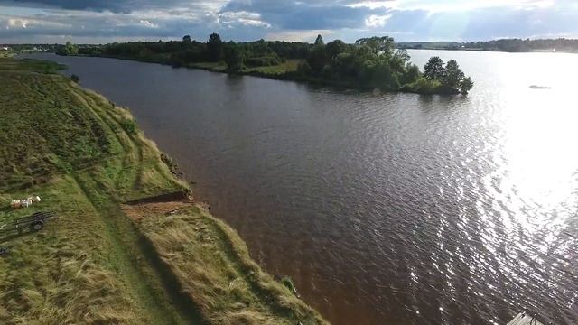Деревня Прислон. Съемка с воздуха. DJI 0011 смотреть онлайн